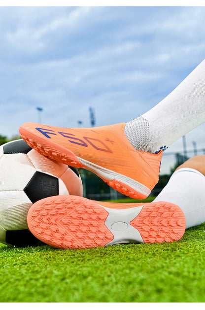 New Men's Football Boots Futsal Non Slip Turf Comfortable Ultralight Fg Grass Cleats Soccer Shoes Sport Indoor Adult Non-Slip