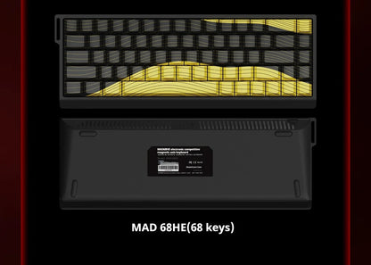 Teclado gaming FGG MAD60 RGB de eje magnético, dedicado para juegos, con hot-swap completo de teclas, respuesta rápida y personalización de nivel inicial