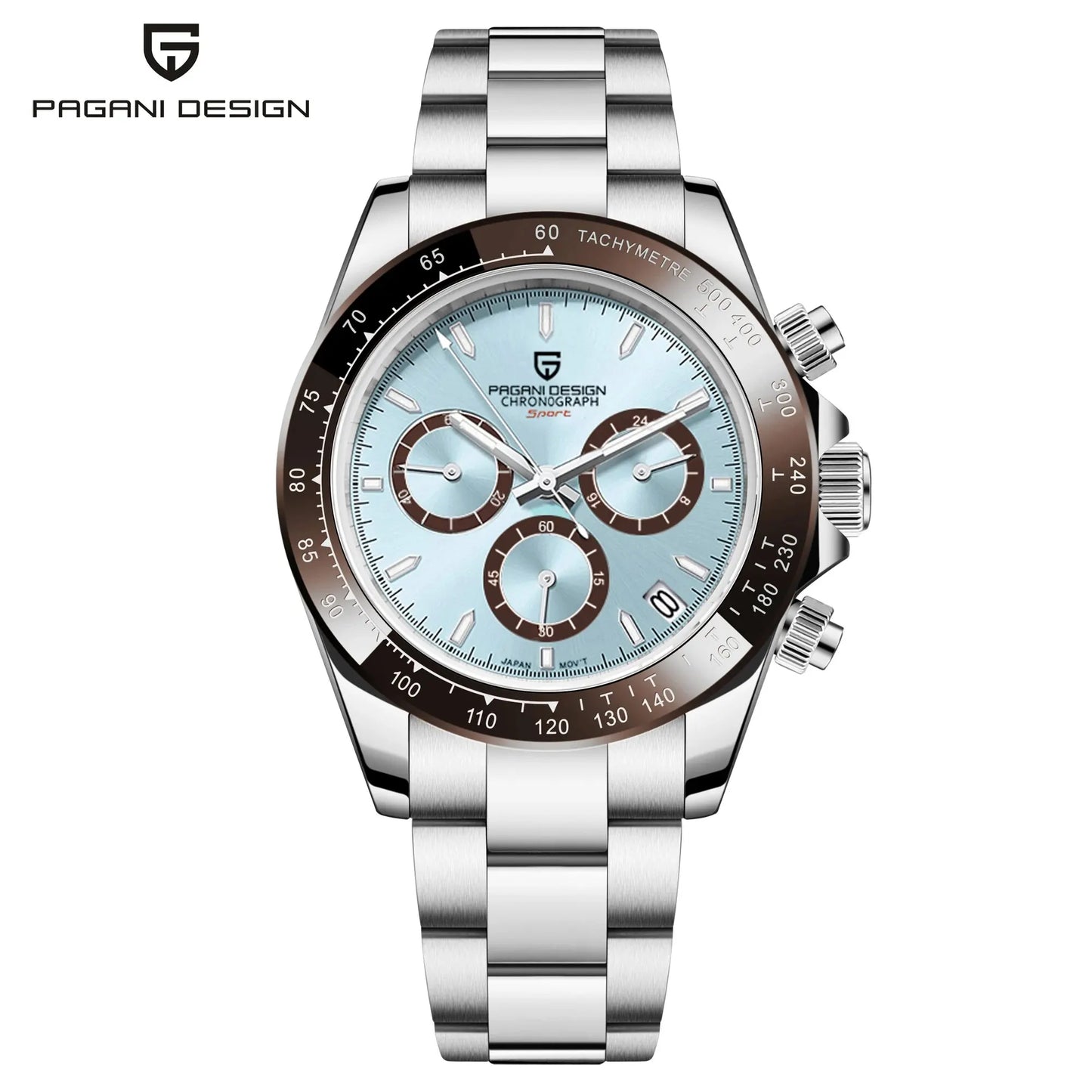 PAGANI DESIGN 2025 New Men's Watches Luxury Rose Gold Quartz Watch For Men 100M Waterproof Sports Chronograph Wristwatch Men
