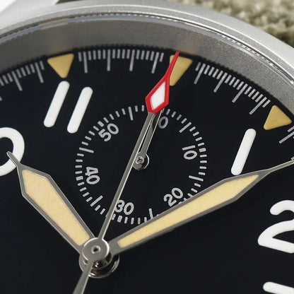 Orologio cronografo al quarzo Militado VK61 VK67, 39mm, cassa in acciaio inox 316L, 3 quadranti, impermeabile 100M, orologio militare multifunzione