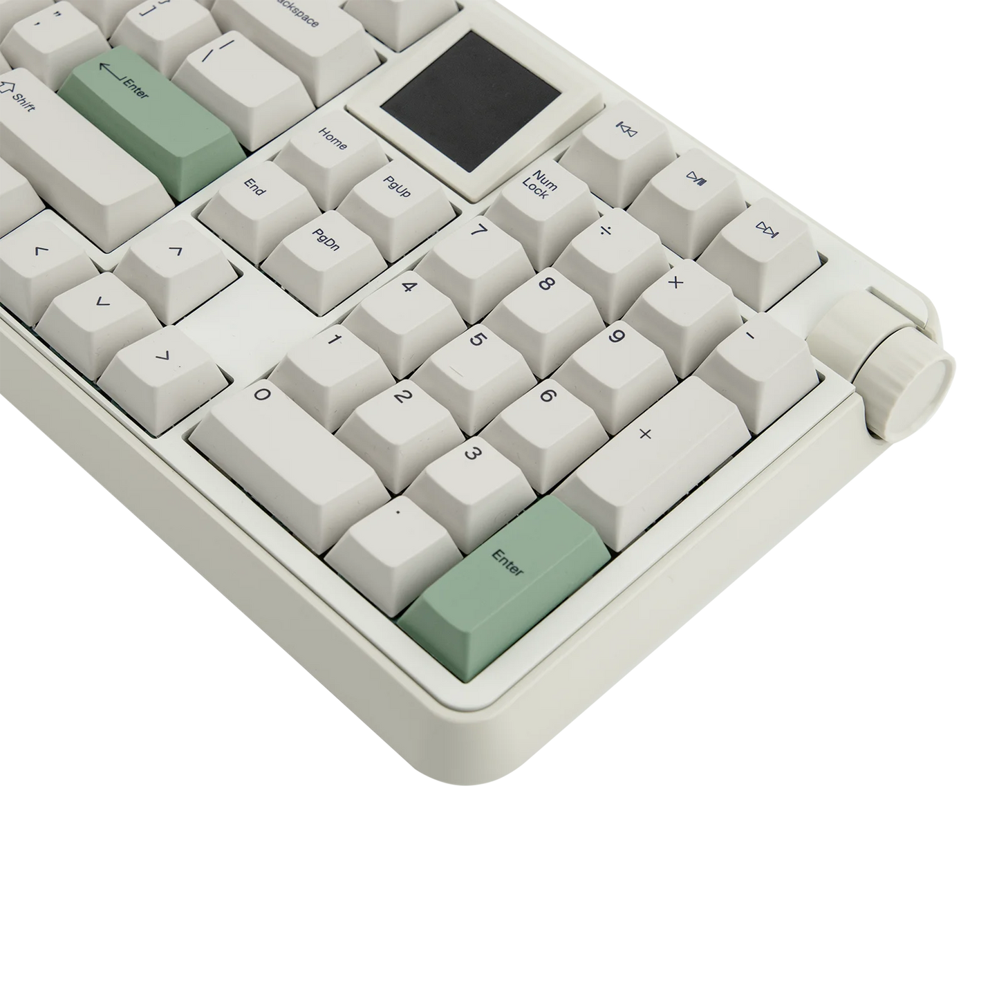 EPOMAKER RT100 PRO Tastiera meccanica 100% layout ANSI US con gasket, cablata/Bluetooth/wireless 2.4Ghz, schermo da 1.54” e manopola del volume