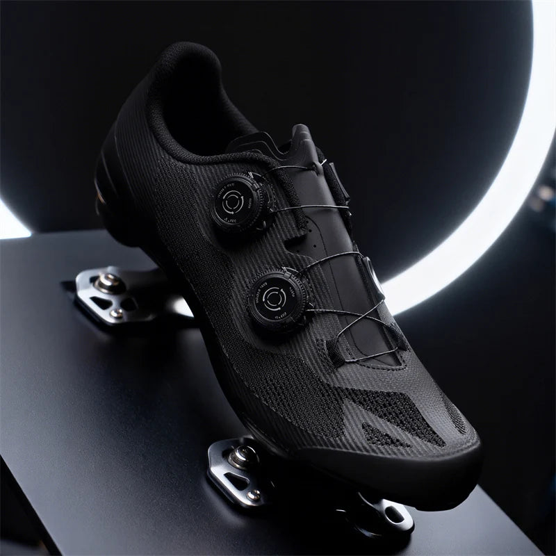 Zapatillas de ciclismo ultraligeras de carretera y montaña para hombre, MTB profesionales, zapatillas de ciclismo SPD con cierre automático, zapatillas de ciclismo de carretera para mujer