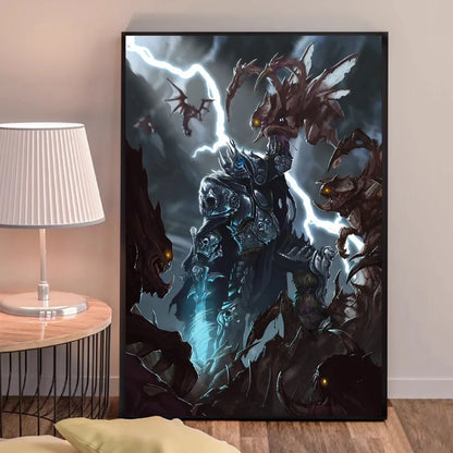 World of Warcraft Game Poster Good Quality Prints and Posters HD Quality Poster Wall Art Painting Study Home Decor