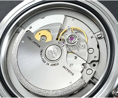 San Martin 37.5mm 40mm Enamel Spiral Vortex Dial Men Luxury Diver Watch Miyota 9015 Automatic Mechanical Waterproof 200m SN0148