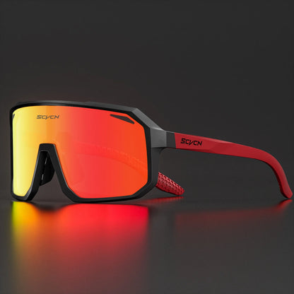 SCVCN New Outdoor Cycling Glasses Bike Sunglasses Men UV400 Eyewear Sports MTB Goggles Bicycle Women Riding Hiking Sunglasses
