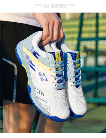 Professionelle Badminton-Schuhe, Sneaker, atmungsaktive, rutschfeste Tennis- und Sportschuhe für Herren und Damen, Trainingssneaker