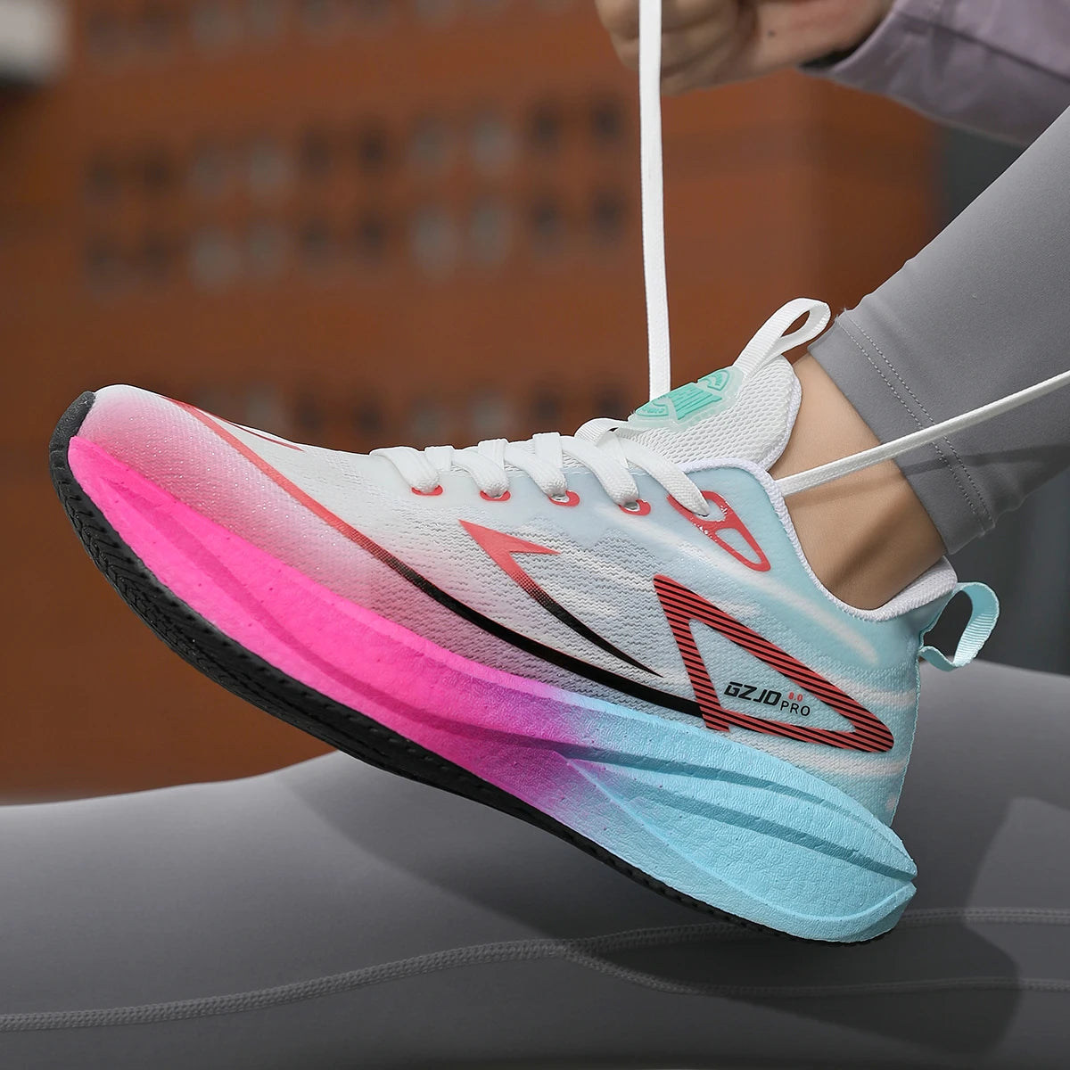 Unisex Sports Shoes Soft Flat Bottomed Shock-absorbing Light Outdoor Fitness Shoes Summer Versatile Daily Training Sports Shoes