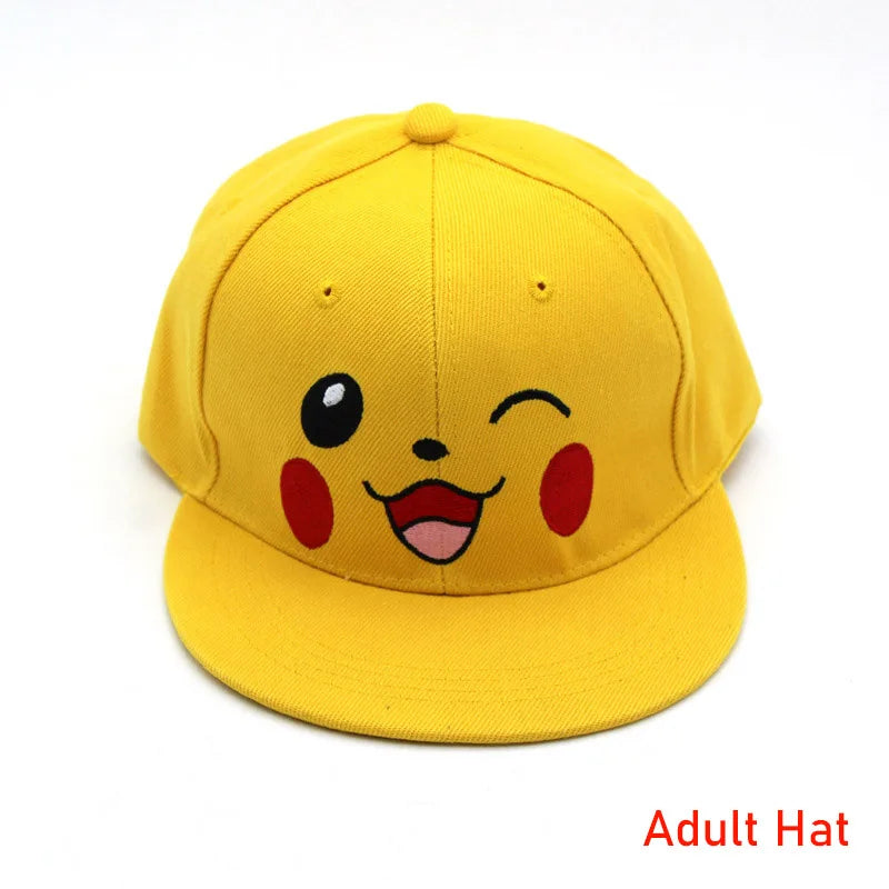 Καπέλο Anime Pokemon Καπέλο μπέιζμπολ Ρυθμιζόμενο Pikachu Cosplay Hip Hop Κινουμένων Σχεδίων Καπέλα για Ενήλικες Αγόρια Κορίτσια Παιδιά Δώρα Γενεθλίων