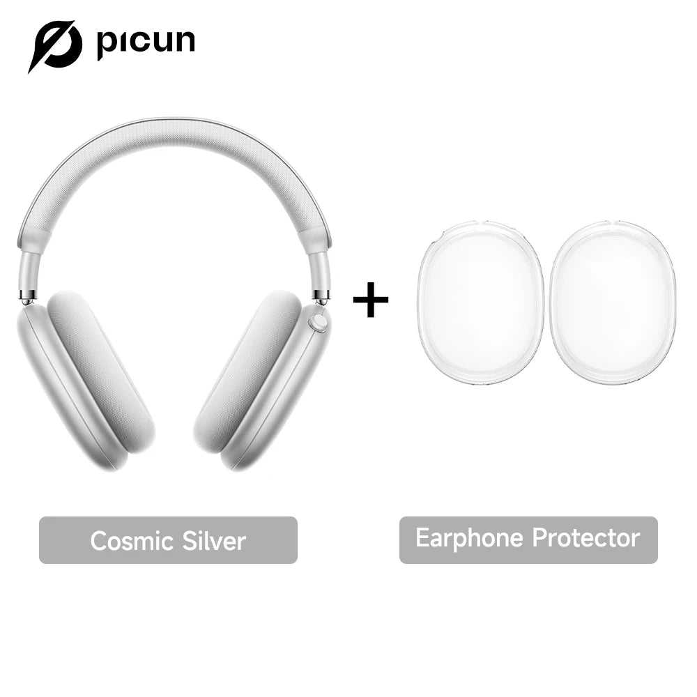 Cuffie wireless Picun F8 Pro ANC con head tracking, audio spaziale 3D, ANC -52dB, headset Bluetooth Hi-Fi, microfono HD ENC, app a bassa latenza