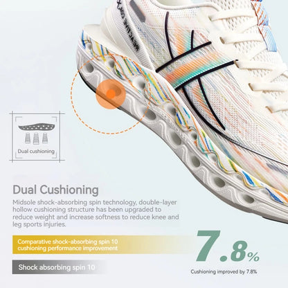 Scarpe da running Xtep Reactive Coil 11.0 da uomo - Scarpe sportive estive, sneakers morbide con assorbimento degli urti e ritorno elastico 976219110026