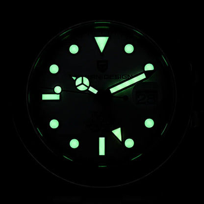 Pagani Design 2026 Nuovo orologio subacqueo da uomo 42mm in zaffiro, automatico meccanico GMT, impermeabile 100m PD1682