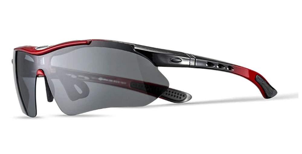 ROCKBROS Polarisierte Fahrradbrille Sonnenbrille Herren Damen MTB-Rad Rennrad-Brille Fahrradfahren Outdoor-Sport Wandern Schutzbrille 5 Gläser