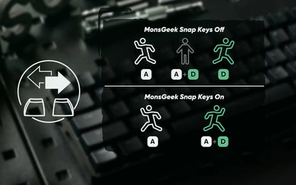 MONSGEEK FUN60 PRO&MAX HE Tastiera meccanica con switch magnetici 60% wireless da gaming, Rapid Trigger 8K ARGB, tastiera personalizzata