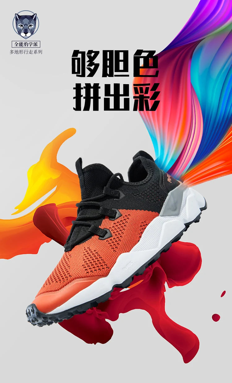 RAX Outdoor Breathable Hiking Shoes Men Lightweight Walking Trekking Wading Shoes Sport Sneakers Men Outdoor Sneakers Male