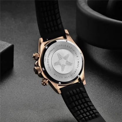 Nuovo originale PAGANI DESIGN PD-1664 orologio da uomo di lusso, movimento al quarzo giapponese VK63, zaffiro, impermeabile, cronografo, oro