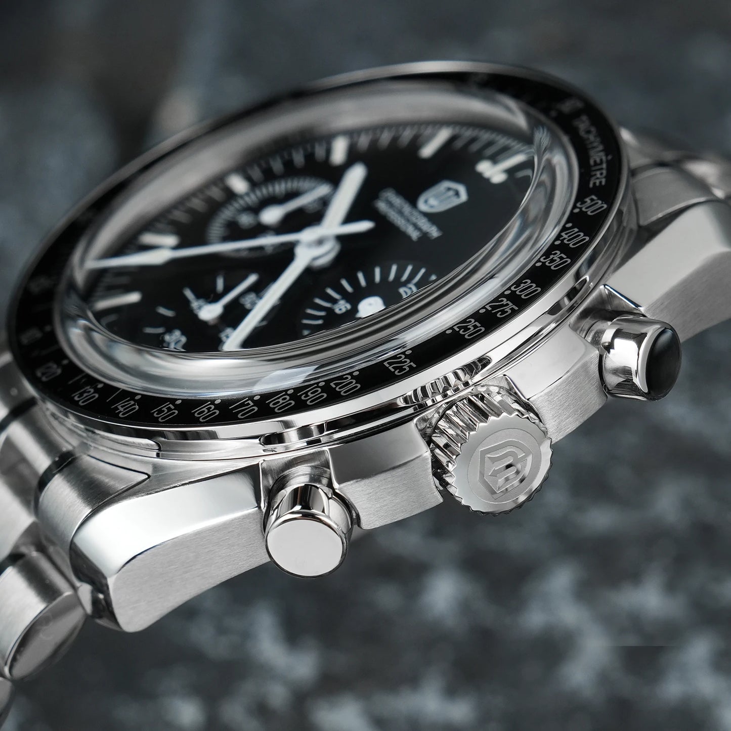 Reloj para hombre Watchdives New Wd1863 de cuarzo VK63, cronógrafo, cristal de zafiro abombado, resistente al agua, 39Mm, acero, marca líder, lujo, negocios