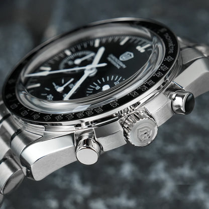 Reloj para hombre Watchdives New Wd1863 de cuarzo VK63, cronógrafo, cristal de zafiro abombado, resistente al agua, 39Mm, acero, marca líder, lujo, negocios
