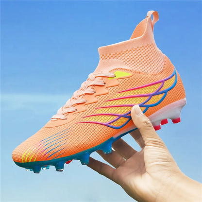 2026 New Superfly FG Football Boots Outdoor Soccer Cleat Black Shoes Soft Sport Professional Shoes Breathable Comfortable Boots