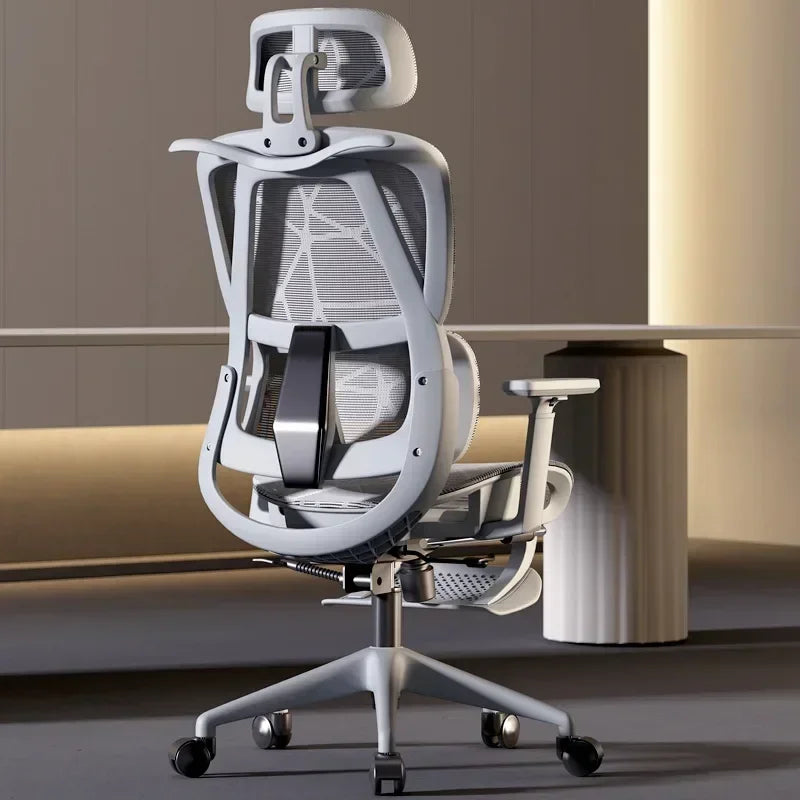 Ergonomic Gaming Chair with 3D Headrest, Adjustable Armrests, Lumbar Support, Reclining Computer Desk Chair with Footrest for Office & Gaming