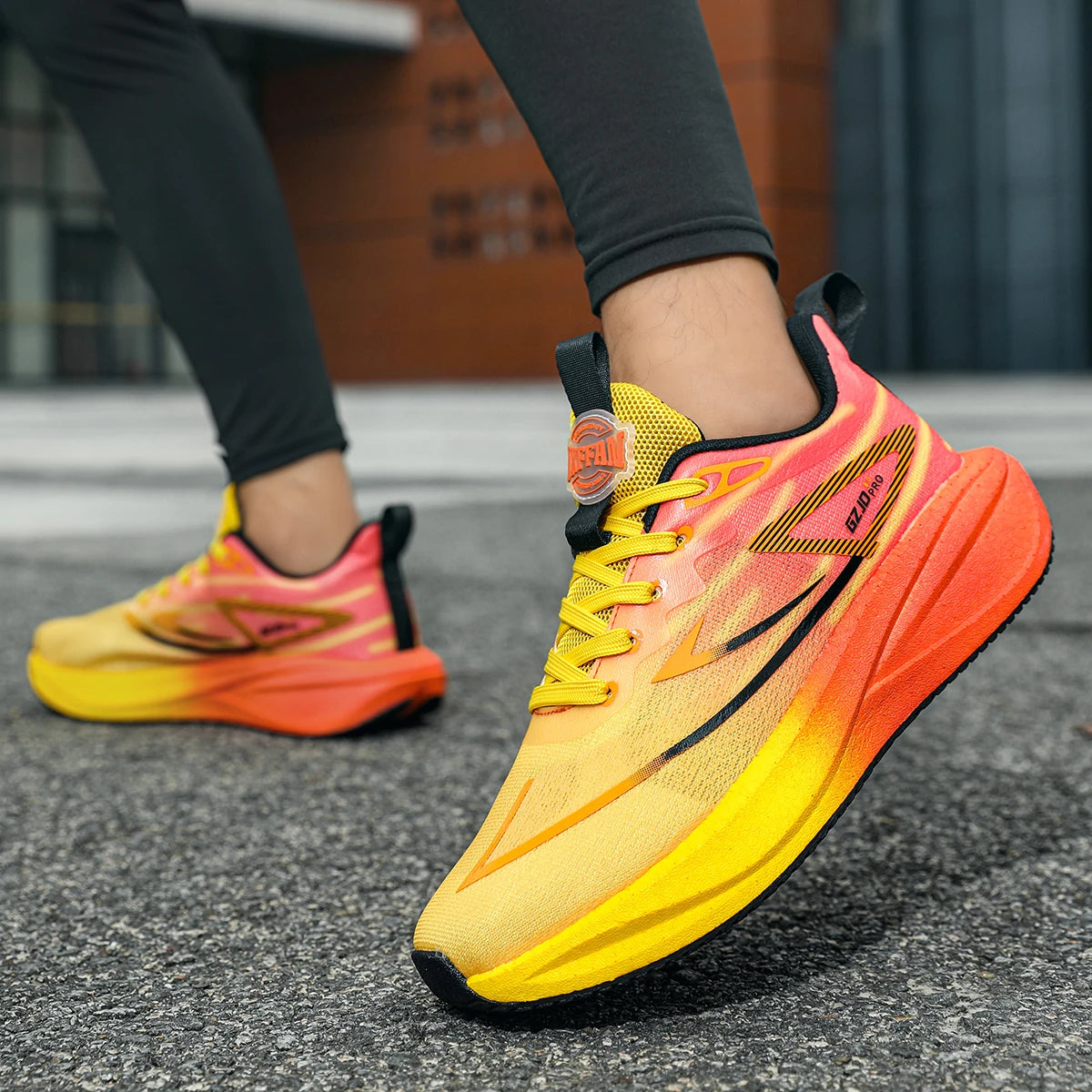 Unisex Sports Shoes Soft Flat Bottomed Shock-absorbing Light Outdoor Fitness Shoes Summer Versatile Daily Training Sports Shoes
