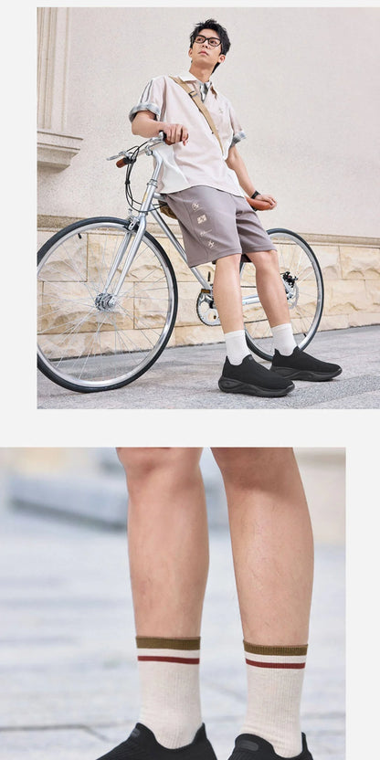 Xtep Anti-Slip Lightweight Soft Mid sole Rebound For Male Breathable Comfortable Casual Shoes 874219320013