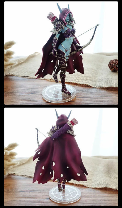 Sylvanas Windrunner World Of Warcraft Action Figures The Queen of the Undead Handmade Model Collection Ornaments Kid Gifts Toys