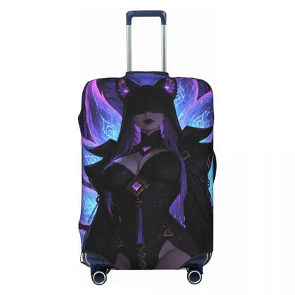 World Of Warcraft Sylvanas Windrunner Suitcase Cover Flight Fun Luggage Supplies Cruise Trip Protection
