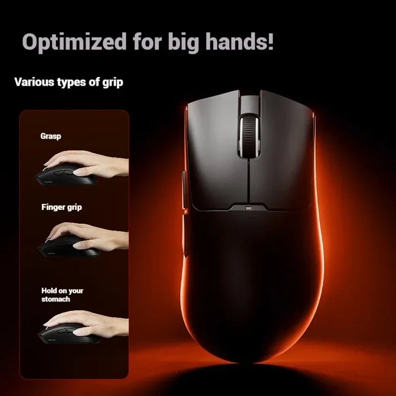 EWEADN A5 Pro Ultra Wireless Gaming Mouse, Lightweight Tri-Mode Mouse with PAW3395 Sensor, 26K DPI, Low Latency Rechargeable Gaming Mouse
