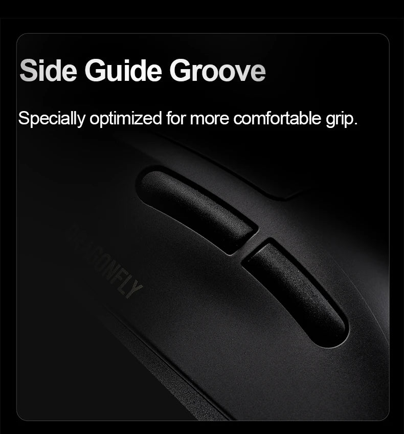 Mouse gaming wireless ATK Dragonfly A9 Ultra PAW3950 ultraleggero tri-mode ergonomico e-sport per gamer FPS A9 SE Plus