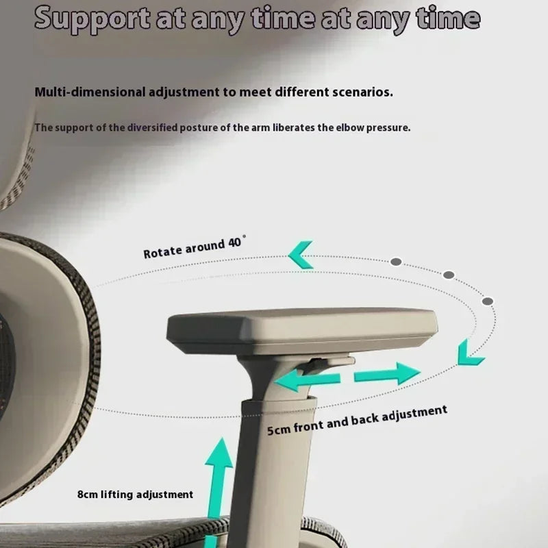 High Back Office Chair 3D Headrest Gaming Chairs Adjustable Computer Relaxing Massage Cadeira Gamer Ergonomic Office Furniture