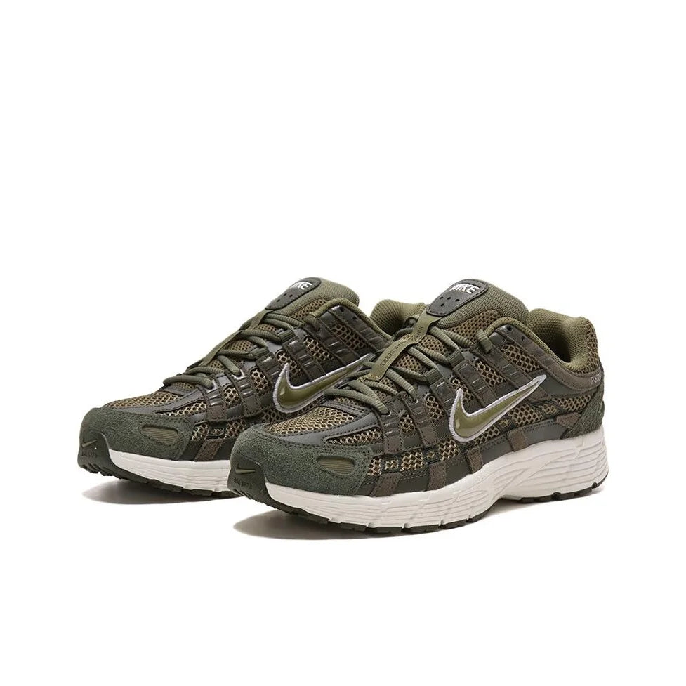 POIZON Nike P 6000 Abrasion Resistant Breathable Low top Casual Running Shoes Men's Green HF0015-301