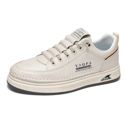 Men's Summer Fashionable Casual Driving Shoes Sporty Slip-On Loafers Versatile Comfortable Breathable Wear-Resistant Leather -..