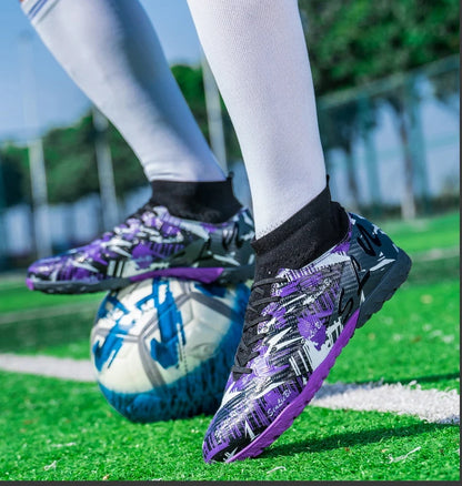 Tamanho 34-46 - Chuteiras de futebol para homem FG/TF, futsal, profissionais, unissexo, infantis, de treino, para exterior, para rapazes, ténis de futebol