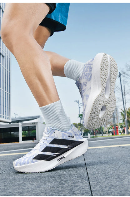 Men's Cushioning Running Shoes Lightweight Athletic Casual Sneakers Male Non-Slip Sports Shoes Outdoor Travel Walking Shoes2026