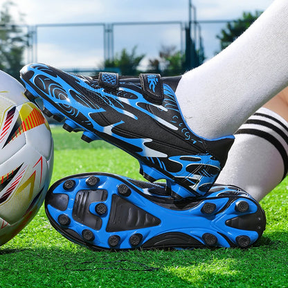 Nouveaux hommes enfants bottes de Football ultralégers garçons chaussures de Football professionnelles crampons antidérapant Match herbe chaussures d'entraînement livraison directe