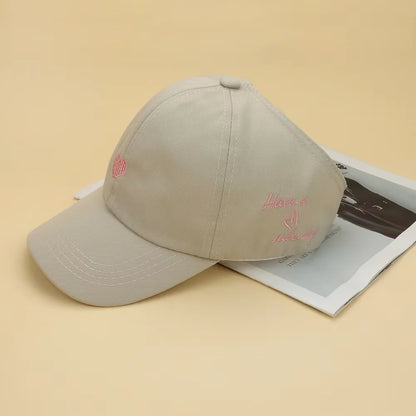 Hot High Ponytail Kids Hat Baseball Cap For Girls Boys Travel Sun Hat Adjustable Children Peaked Caps Hollow Back Ponytail Caps