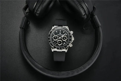 Nuovo originale PAGANI DESIGN PD-1664 orologio da uomo di lusso, movimento al quarzo giapponese VK63, zaffiro, impermeabile, cronografo, oro