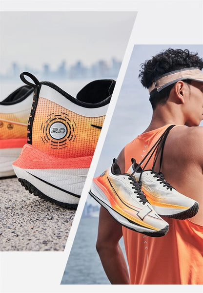 Xtep One Piece Model 2.0 Running Shoes For Men  Autumn Comfortable Stability Cushion Rebound Male Sneakers 876319110073