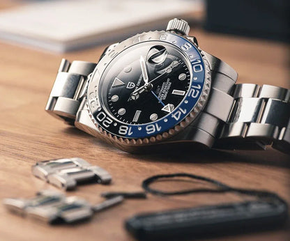 New 1662 PAGANI DESIGN GMT Automatic Watch 40mm Men's Wristwatch Top Brand 100M Waterproof Mechanical Wristwatches for Men Cloc
