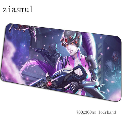 Alfombrilla de ratón Overwatch de dibujos animados para ordenador, 700x300x3mm, alfombrilla gaming grande Indie Pop para teclado, juegos de PC y escritorio gamer