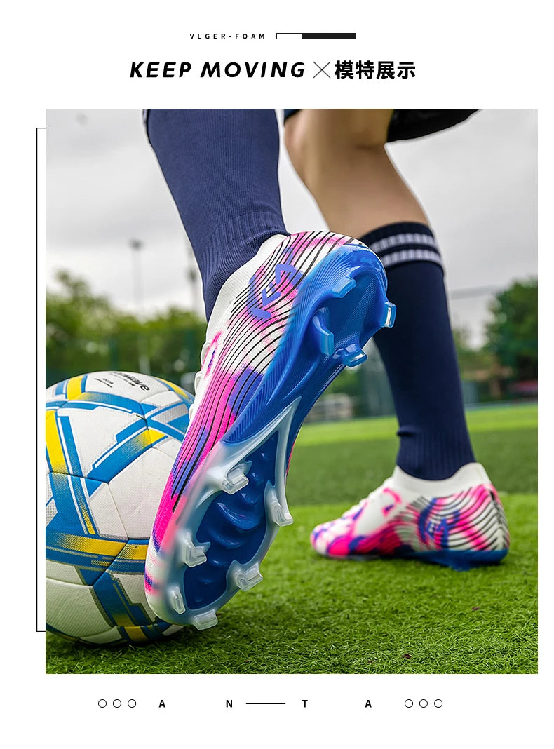 Scarpe da calcio professionali da uomo, resistenti e confortevoli, per allenamento, ultraleggere, di alta qualità, per partita