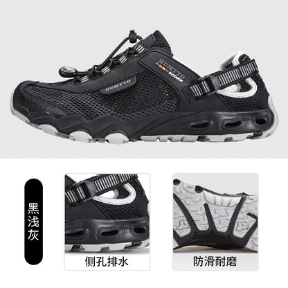 HUMTTO Scarpe da trekking outdoor e da guado da uomo, scarpe acquatiche in mesh traspirante ad asciugatura rapida, sneakers da acqua alla caviglia da donna antiscivolo