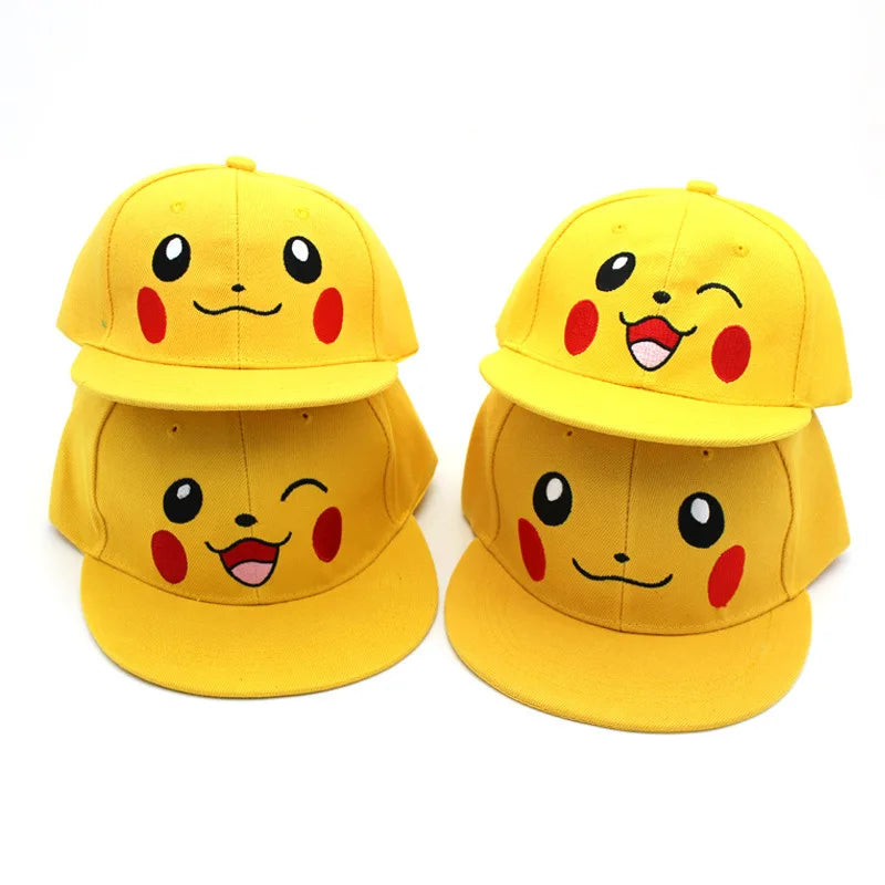 Καπέλο Anime Pokemon Καπέλο μπέιζμπολ Ρυθμιζόμενο Pikachu Cosplay Hip Hop Κινουμένων Σχεδίων Καπέλα για Ενήλικες Αγόρια Κορίτσια Παιδιά Δώρα Γενεθλίων