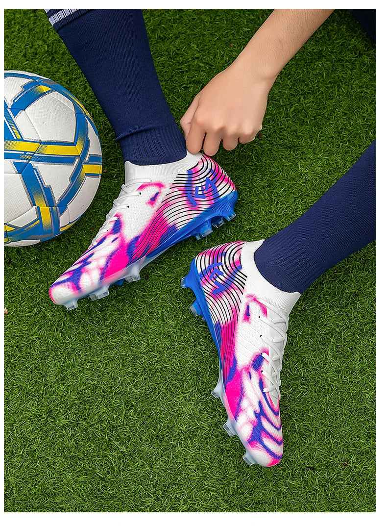 Scarpe da calcio professionali da uomo, resistenti e confortevoli, per allenamento, ultraleggere, di alta qualità, per partita