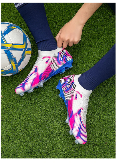 Scarpe da calcio professionali da uomo, resistenti e confortevoli, per allenamento, ultraleggere, di alta qualità, per partita