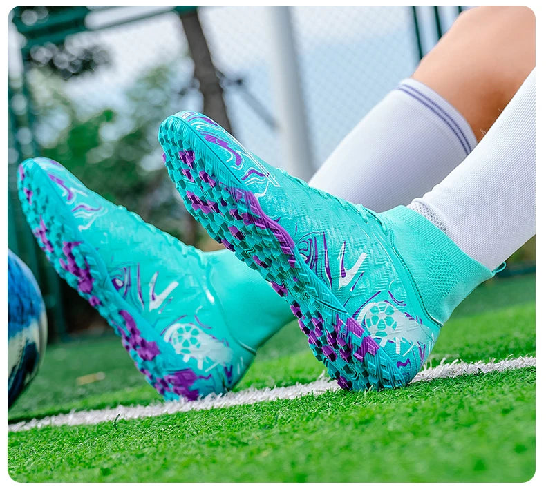 Nuove scarpe da calcio professionali da uomo antiscivolo, unisex, traspiranti, per futsal e sport, nuovi tacchetti ultraleggeri per dropshipping
