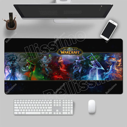 World Of Warcraft 90x40 stor gaming-musemåtte til spilbord, Csgo, naturgummimåtte, Grande Gamer, XXL computermusemåtte