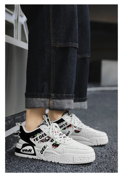New Skateboard Men's Shoes Summer Sneakers Leather Casual Fashion Outdoor Running Sports Hiking Tennis Platform Designer Luxury
