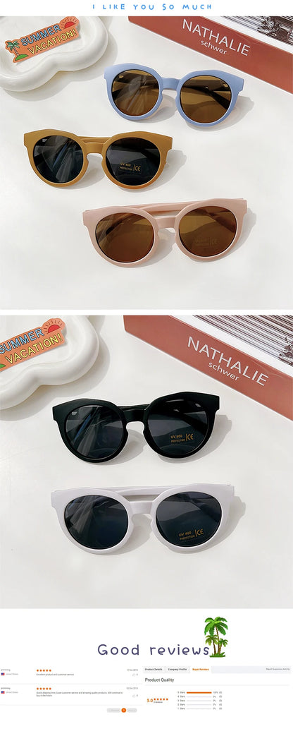 Lunettes de soleil classiques pour enfants, protection solaire, pour garçons et filles, plusieurs couleurs, protègent les yeux, lunettes de soleil UV400 pour bébés et enfants