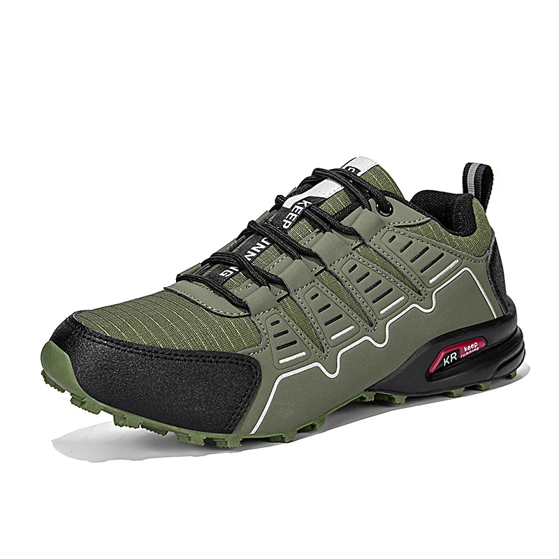 Men's Waterproof Hiking Shoes Non-Slip Hunting Boots Outdoor Tactical Training Sports Shoes Men Walking Hiking Travel Shoes